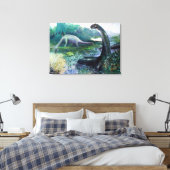 Toile Brontosaurus dans l'eau (Insitu(Chambre))