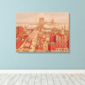 Toile Brooklyn Bridge, c.1883 (Insitu (Plancher de Bois))