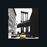 Toile Brooklyn Bridge Taxi jaune New York City Nyc<br><div class="desc">Brooklyn Bridge Yellow Taxi New York City Nyc Pop Art Canvas Art Imprimer.</div>