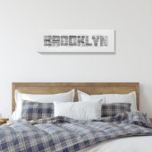 Toile Brooklyn NY New York Word Art (Insitu(Chambre))