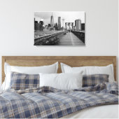 Toile Brooklyn pont noir et blanc (Insitu(Chambre))