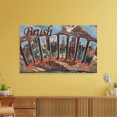 Toile Brosse, ColoradoGrandes lettres ScènesBrosse, CO (Insitu(Salon))