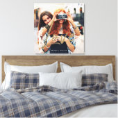 Toile Brosse de script d'amour d'or moderne superpositio (Insitu(Chambre))
