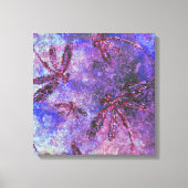 Toile Brouillard de libellule violet (Recto)