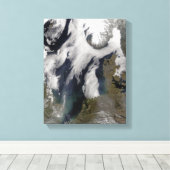 Toile Brouillard en mer du Nord (Insitu (Plancher de Bois))