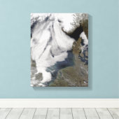 Toile Brouillard en mer du Nord 2 (Insitu (Plancher de Bois))