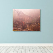 Toile Brouillard matinal (Insitu (Plancher de Bois))