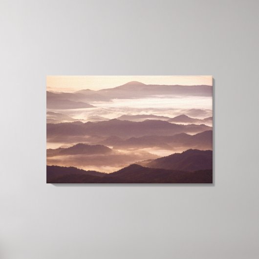 Toile Brouillard matinal dans le sud des Appalaches (Recto)
