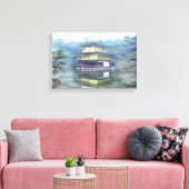 Toile Brouillard sur le pavillon d'or (Insitu(Salon))
