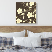 Toile Brown Foncé Et Crème (Insitu(Chambre))