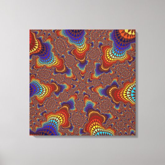 Toile Brown Rainbow Starburst (Recto)