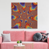 Toile Brown Rainbow Starburst (Insitu(Salon))