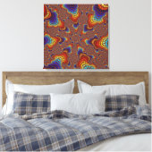 Toile Brown Rainbow Starburst (Insitu(Chambre))