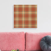 Toile Brown Tartan Enveloppée (Insitu(Salon))