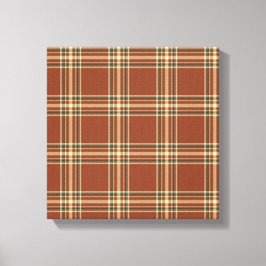 Toile Brown Tartan Enveloppée (Recto)