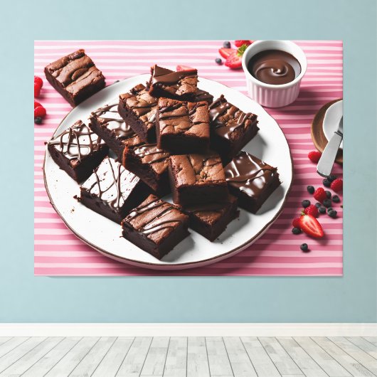 Toile Brownies (Insitu (Plancher de Bois))