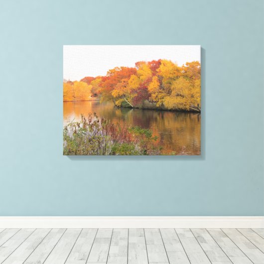 Toile Brûler l'impression Bush (Insitu (Plancher de Bois))