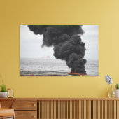 Toile Brûlures d'huile concentrée rassemblées (Insitu(Salon))