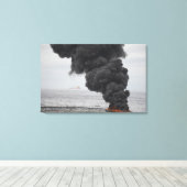 Toile Brûlures d'huile concentrée rassemblées (Insitu (Plancher de Bois))