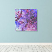 Toile Brume de libellule violette (Insitu (Plancher de Bois))
