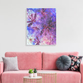 Toile Brume de Libellule Violette (Insitu(Salon))