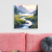 Toile Brume de Mountains Creek (Insitu(Salon))