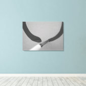 Toile Brush calligraphie Zen Enso (Insitu (Plancher de Bois))