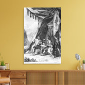 Toile Brutus et Cassius dans la tente de Brutus (Insitu(Salon))