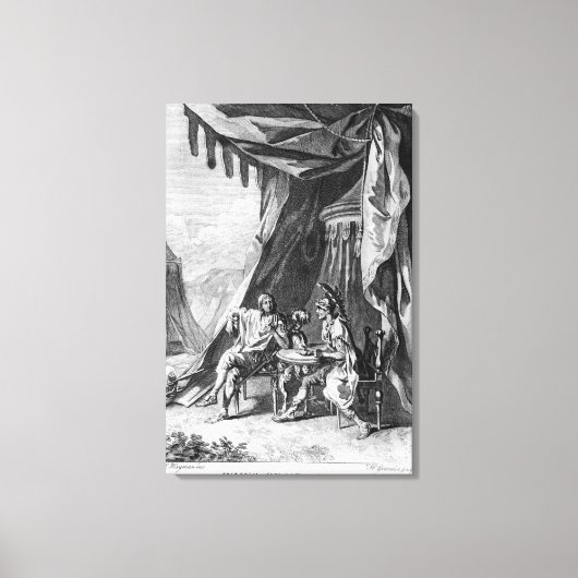 Toile Brutus et Cassius dans la tente de Brutus (Recto)