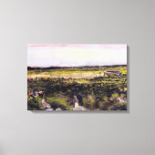 Toile Bruyère avec une brouette par Vincent van Gogh (Recto)