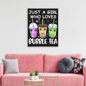 Toile Bubble Tea Cadeaux Filles Kawaii Bubble Tea (Insitu(Salon))