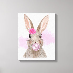Toile Bubblegum Rabbit Art mur
