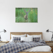 Toile Buck blanc en champ d'été (Insitu(Chambre))