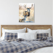 Toile Buck Couple | Cerf mulet (Insitu(Chambre))