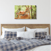 Toile Buck Whitetail Et Bonification De La Faune (Insitu(Chambre))