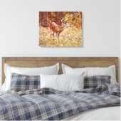 Toile Buck Wild Deer in Woods Canvas Imprimer (Insitu(Chambre))