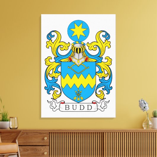 Toile Budd Family Crest (Insitu(Salon))