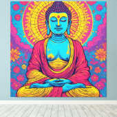 TOILE BUDDHA-13 (Insitu (Plancher de Bois))