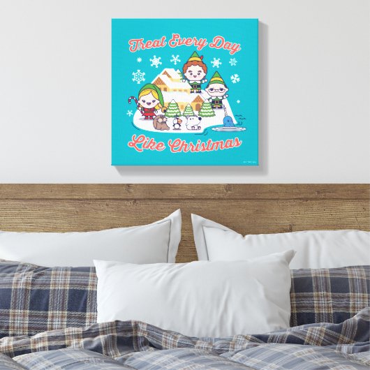 Toile Buddy l'Elf Chibi Graphic (Insitu(Chambre))