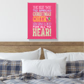 Toile Buddy l'Elfe | Citation de Noël (Insitu(Chambre))