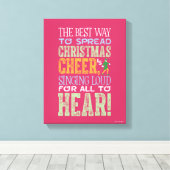 Toile Buddy l'Elfe | Citation de Noël (Insitu (Plancher de Bois))