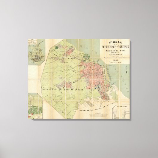 Toile Buenos Aires Argentine (Recto)