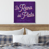 Toile Buenos Aires "La Reina del Plata" typography art   (Insitu(Chambre))