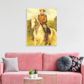 Toile Buffalo Bill Cody à cheval (Insitu(Salon))