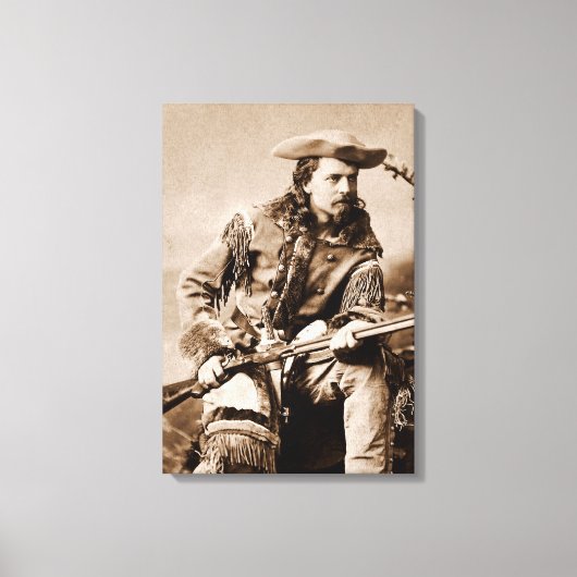Toile Buffalo Bill Cody - Vers 1880 (Recto)