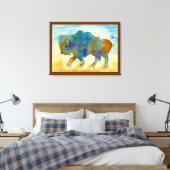 Toile Buffle Abstrait (Insitu(Chambre))
