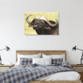 Toile Buffle africain, caffer de Syncerus (Insitu(Chambre))