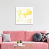 Toile Buffle vintage (Insitu(Salon))