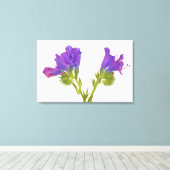 Toile Bugloss vipères pourpres (echium plantagineum) (Insitu (Plancher de Bois))