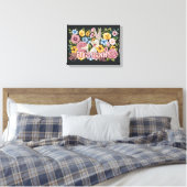 Toile BUGS BUNNY™ Broderie Florale Graphique (Insitu(Chambre))